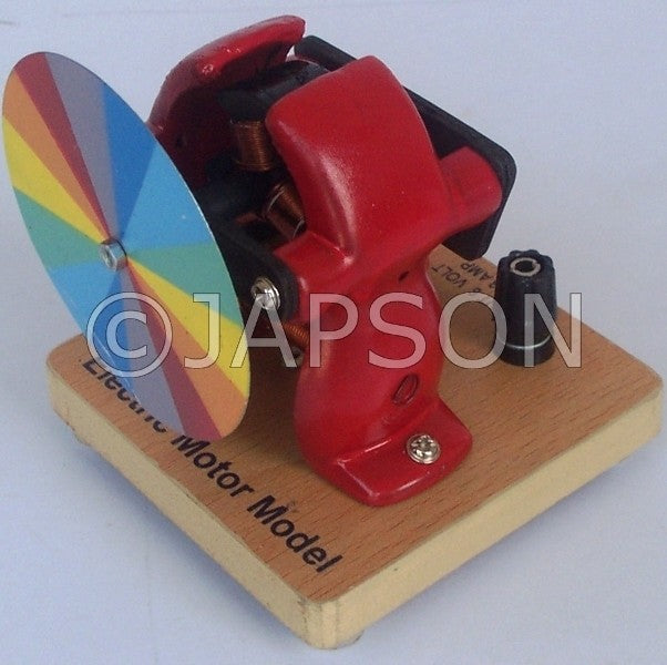 Electric Motor Model with Newton Colour Disc Electric Motor Model with Newton Colour Disc